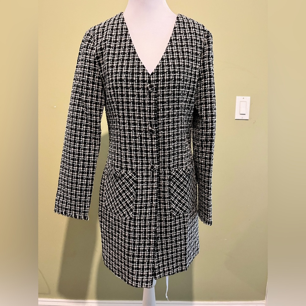 Crescent Long Tweed Jacket‎